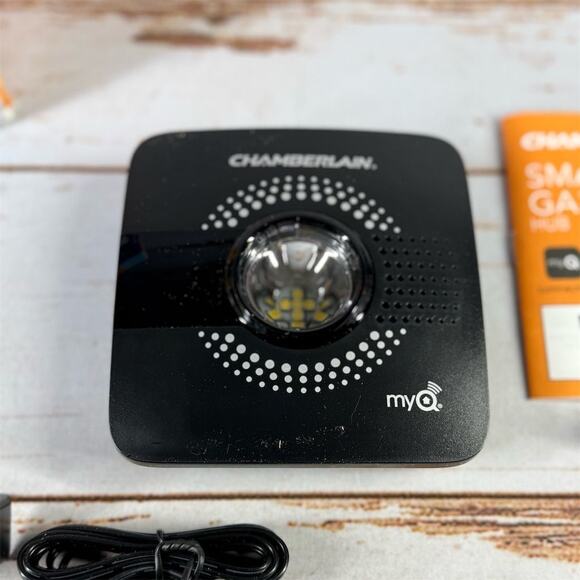 Chamberlain Smart Garage Hub Wi-Fi Alexa Compatible Black - Picture 2 of 3